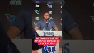 #Titans OT Dan Moore Jr. says he was better on tape than his numbers would suggest last year. #nfl