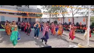 Lezim dance on the occasion of Shivjayanti❤️‍🔥💖