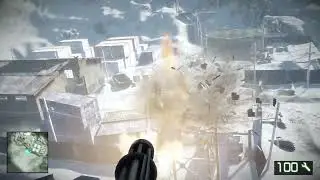 Using Mini Gun To Eliminate Russian Defenses | Battlefield Bad Company 2 - Crack The Sky