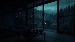 Soft Rain with Distant Thunder 🌧️ | 12 Hour Relaxing Storm for Deep Sleep