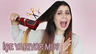 KUAFÖR MASRAFINA SON MU? 😱 | SAÇ KIRIKLARI ALMA MAKİNESİNİ DENİYORUM! 🤣