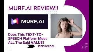 MURF.AI REVIEW- Does This TEXT-TO-SPEECH Platform Meet ALL The Said VALUE? See(View Before use)