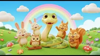 The Silly Snake Song 🐍 | Fun Animal Nursery Rhyme & Baby Song for Toddlers 🎵