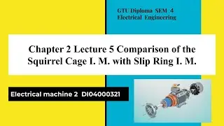 Chapter 2 lecture 5 Comparison of the squirrel cage induction motor with slip ring induction motor