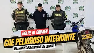🔴 ⚖️ Capturan a presunto integrante de estructura criminal en Obando tras operativo policial.