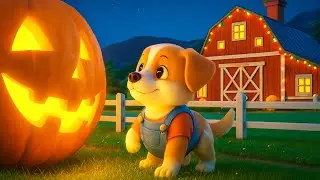 Poppy & the Giant Pumpkin A Farmyard Halloween Night | Puppy Dog TV