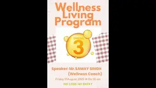 WELLNESS LIVING PROGRAM - OMEGA 3 | HOSTING - COACH KULDEEP  | 01.08.2025