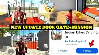 New Update of Indian Bike Driving 3D 🤯🔥| New Gate Prop Cheat Code | New Mission Mode | Harsh in Game