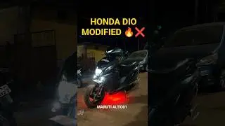 Honda Activa Dio Light Modified❌ #viralvideo #automobile #modified