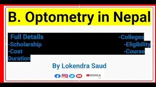 B Optometry in Nepal Optometry as career option after +2   B  Optometry career, eligibility 2021 NPR