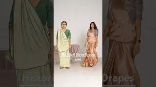 Santhal Pargana Drape | indian saree look | how to drape saree perfectly | bengali saree | #shorts