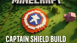 Minecraft Creative Shield House Build 🛡️ Unique Base Design Idea! 🔥🇺🇸