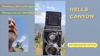 Hells Canyon Overlook with Mamyiaflex Film Camera