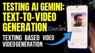 Texting based video Generation. Testing Ai Gemini capabilities