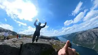 BASE Jumping in Norway Main Exit