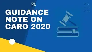 Guidance Note on CARO 2020