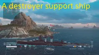 Al Harbin a destroyer support ship