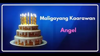 Angel Maligayang kaarawan (FILIPINO) | Birthday Songs with names | #Ad4beloved