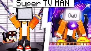 STHAN virou o SUPER TV MAN no Minecraft!