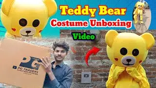 Teddy Bear Costume Unboxing | Full Video Teddy Bear Mascot Costume