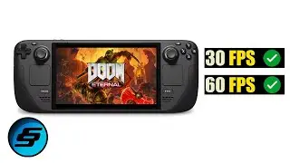 Steam Deck Gameplay & Best Settings - Doom Eternal | SteamOS | Linux Gaming | Max Settings 60 FPS
