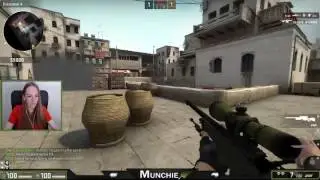 Counter-Strike: Global Offensive - Great AWP shot then Epic p250 FAIL!