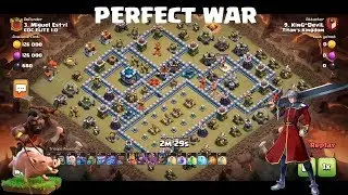 TH13 Perfect War Attack Strategy| Titans Kingdom vs COC Elite 1.0 | Clash of clans TH13 Gameplay