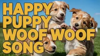 Puppy Friends Adventure Song | Fun Dog Music Video for Kids Singing and Learning Happy