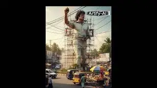 AI Magic! Imran Khan Statue on the Street 😲 | #shorts #imrankhan #ai  #aiart #pti #love #diy