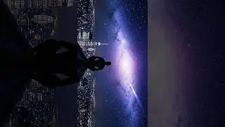 Rooftop Nights with Miles Morales✨🕷️ #spiderman #galaxy