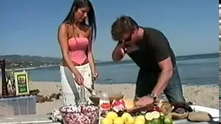 Strider Wasilewski and Lily Harfouche/ Tyler Florence/ Big Surf Clambake Cooking Show