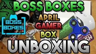 HUGE BOSS BOXES APRIL GAMER BOX UNBOXING!!!
