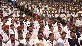 CM Bhagwant Singh Mann distributing appointment letters to newly recruited candidates of Health Dept