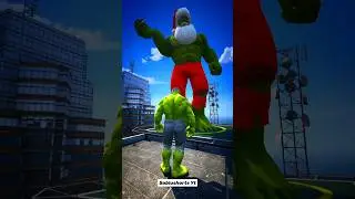 GTA5: HULK LOST HIS POWERS AND IRON MAN BEAT HIM ? #gta5 #shorts