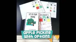 Fall Interactive Books: Adapted Books for Seasonal Vocabulary in Special Education