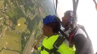 Danielle takes a daring dive!