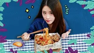 E54 How To Cook Spicy Clam Rice Noodles In Office? | Ms Yeah