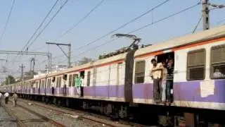 First EMU service on UP slow line, post ACfication
