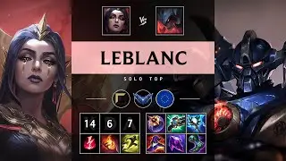 LeBlanc Top vs Aatrox - EUW Diamond Patch 25.21