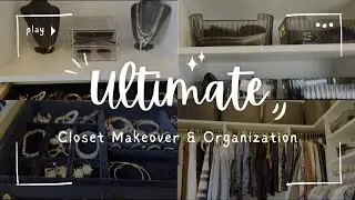Custom Closet Makeover and Organization | From Builder Grade to Modern | Unlyshed