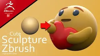 Care emoticon facebook- Zbrush Speed Sculpt timelapse in 6 min.