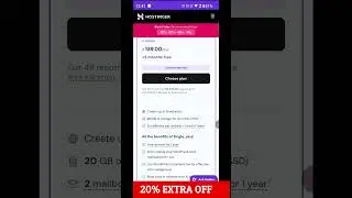 Hostinger 20% discount | Hostinnger coupon code | Hostinger promo code | 20% off #hostinger #shorts
