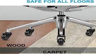 Office Chair Caster Replacement Wheel for Hardwood Floor and Carpet,2
