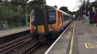 Trains at Beaulieu Road (Hampshire's least used station) 22/08/17