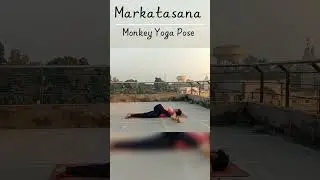 Markatasana | Spinal Twist | Monkey Yoga Pose #yoga
