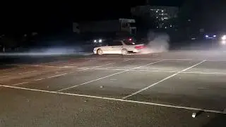 Nissan Donuting, Drifting and Burnouts Car park London SiWays London