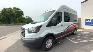 2017 Ford Transit T350 XL Highroof Braunability Power Fold-Out Side entry | Mobility of Denver