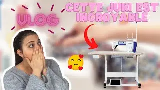 Vlog à l'atelier - Découverte de la JUKI 8000A 🧵🌸