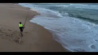 Top view fishing salmon at the beach #fishing #1million #highlights #fish #fishingtechniques
