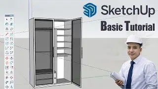 Small Bedroom Wardrobe Design in Google SketchUp | Step